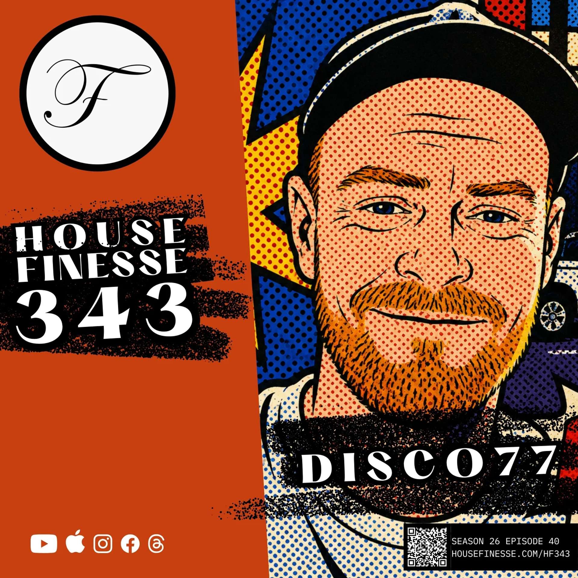HF343 with Disco77 cover artwork